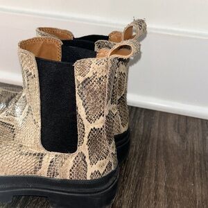 Lucky Brand Snakeskin Boots